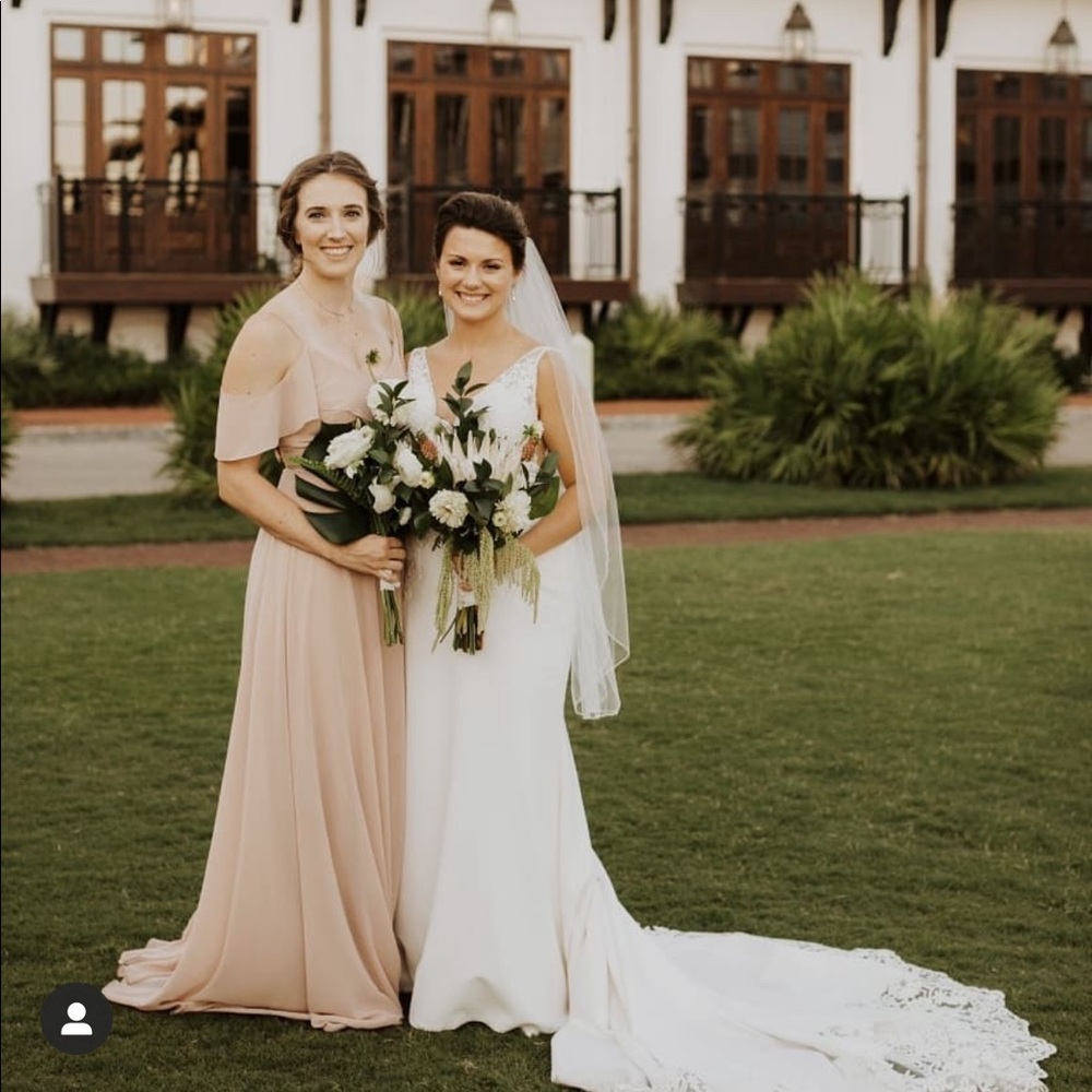 Jenny Yoo Apricot Dress